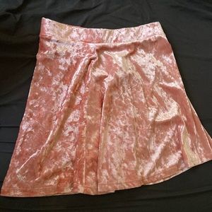 Velvet skirt that goes with the tank top Also a S